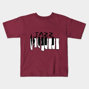 Jazz Piano Music Kids T-Shirt